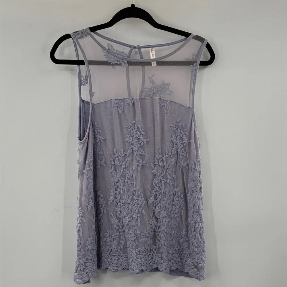 3For $20 Xhilaration Light Purple Mesh Sleeveless Top size: XL